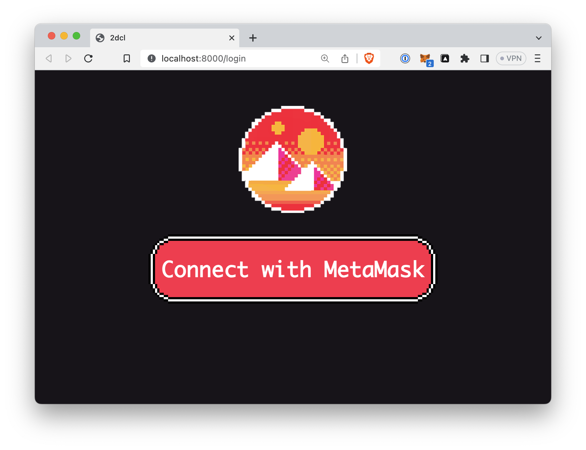 Login with Metamask